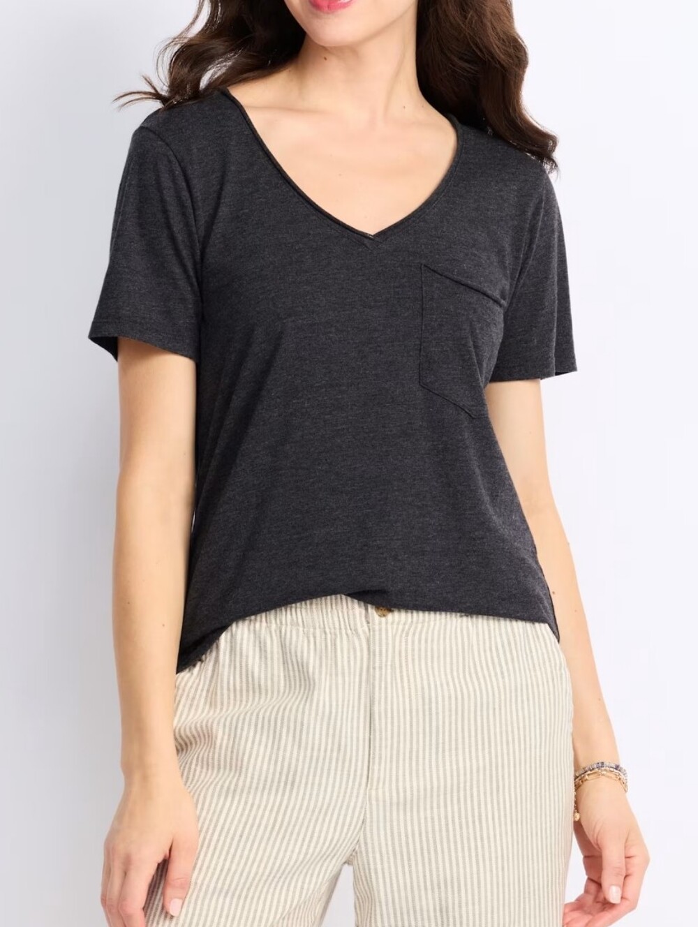 New Z Supply V Neck Pocket Tee Medium